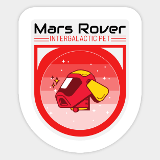 Mars Rover Sticker